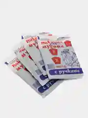 Пакеты мусорные Полипак, 30 литров, с ручками