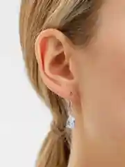 Белый серьги DORI