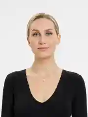 Серебряный двойная цепочка женская, с искусственным жемчугом