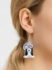 Серьги готические, для любителей чтения, книголюб