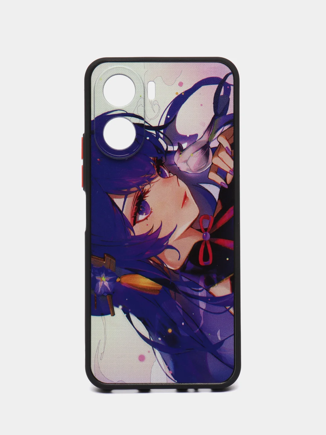 Фиолетовый чехол с ярким рисунком на Vivo Y16 (Виво У16)