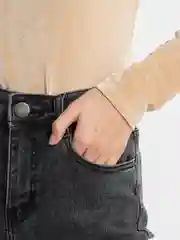 Серый джинсы женские скини