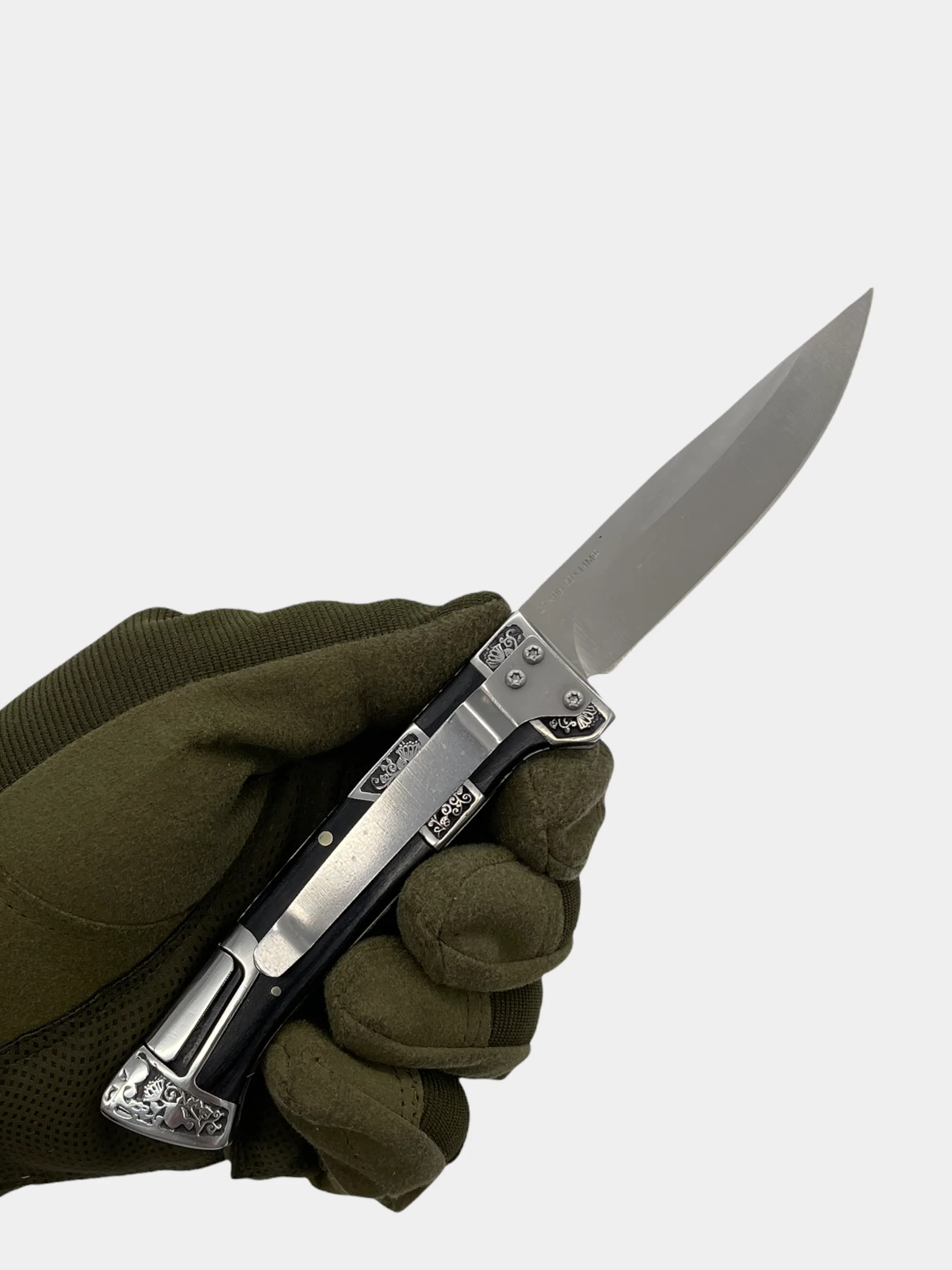 Нож "Вьюн" складной туристический, сталь 50Х14МФ, замок Back Lock  (Витязь B5201)