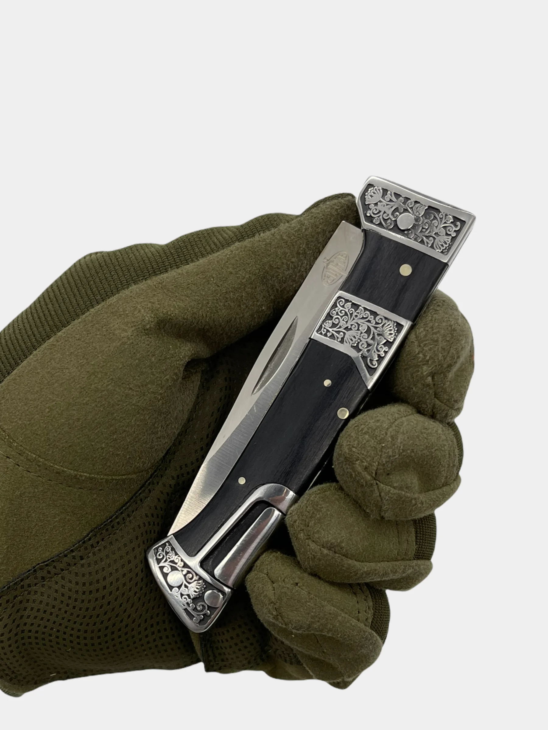 Нож "Вьюн" складной туристический, сталь 50Х14МФ, замок Back Lock  (Витязь B5201)