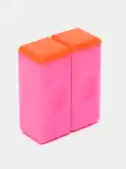 Розовый brick Tik Антистресс брик тик / Бриктик / Brick tick / Магнитные кубики Brick tik