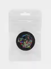 Тёмно-бордовый держатель для телефона PopSocket (попсокет), с рисунками