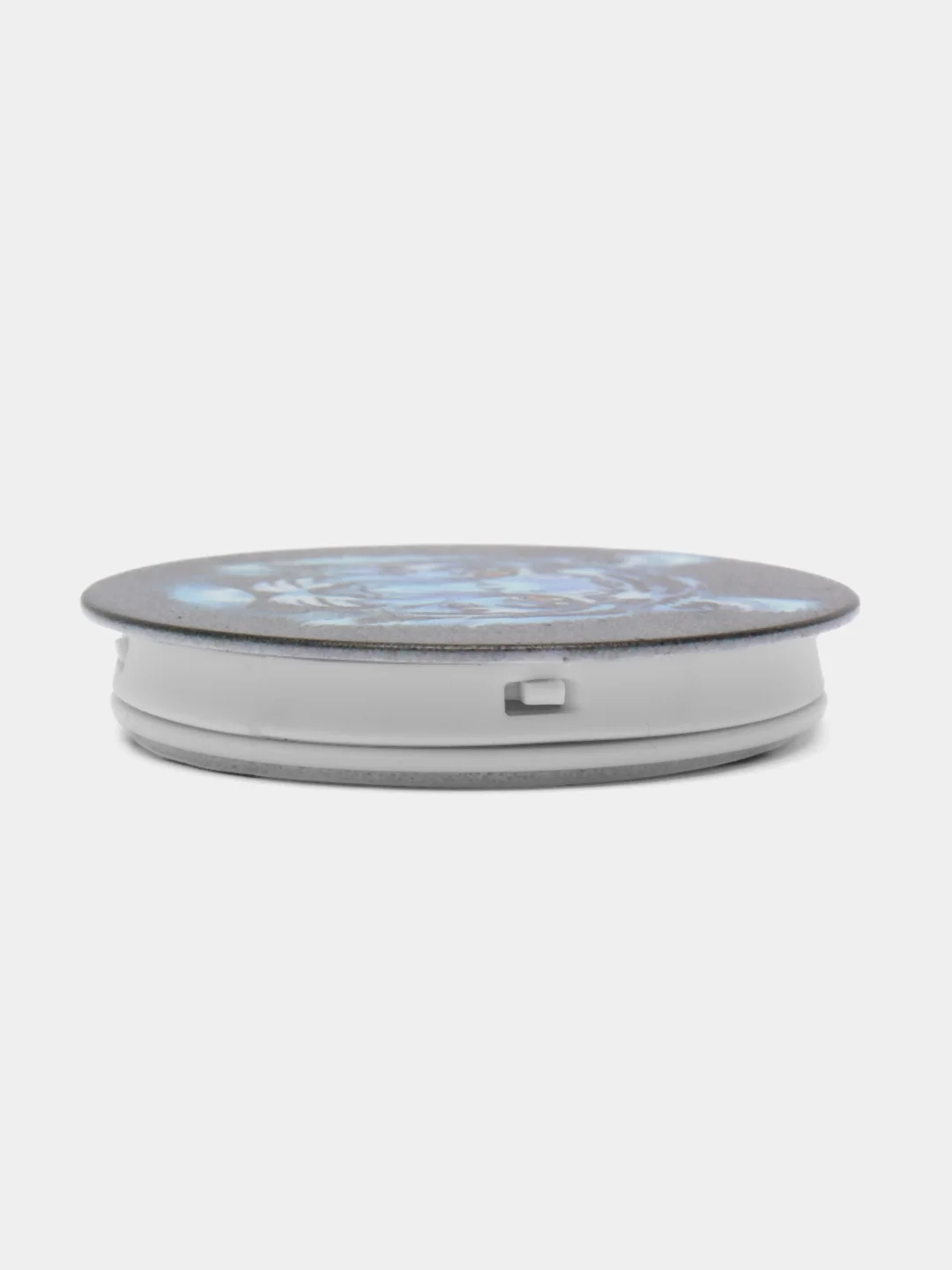 Фиолетовый держатель для телефона PopSocket (попсокет), с рисунками