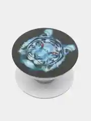 Фиолетовый держатель для телефона PopSocket (попсокет), с рисунками