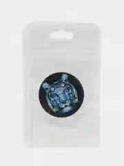 Фиолетовый держатель для телефона PopSocket (попсокет), с рисунками