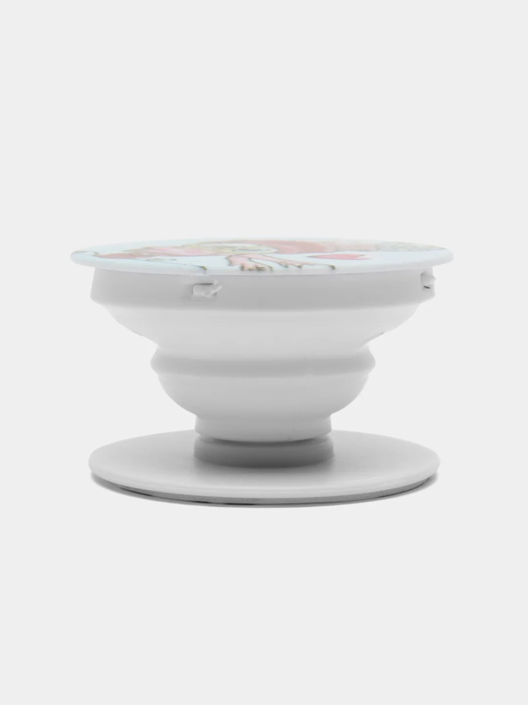 Небесно-голубой держатель для телефона PopSocket (попсокет) с рисунками
