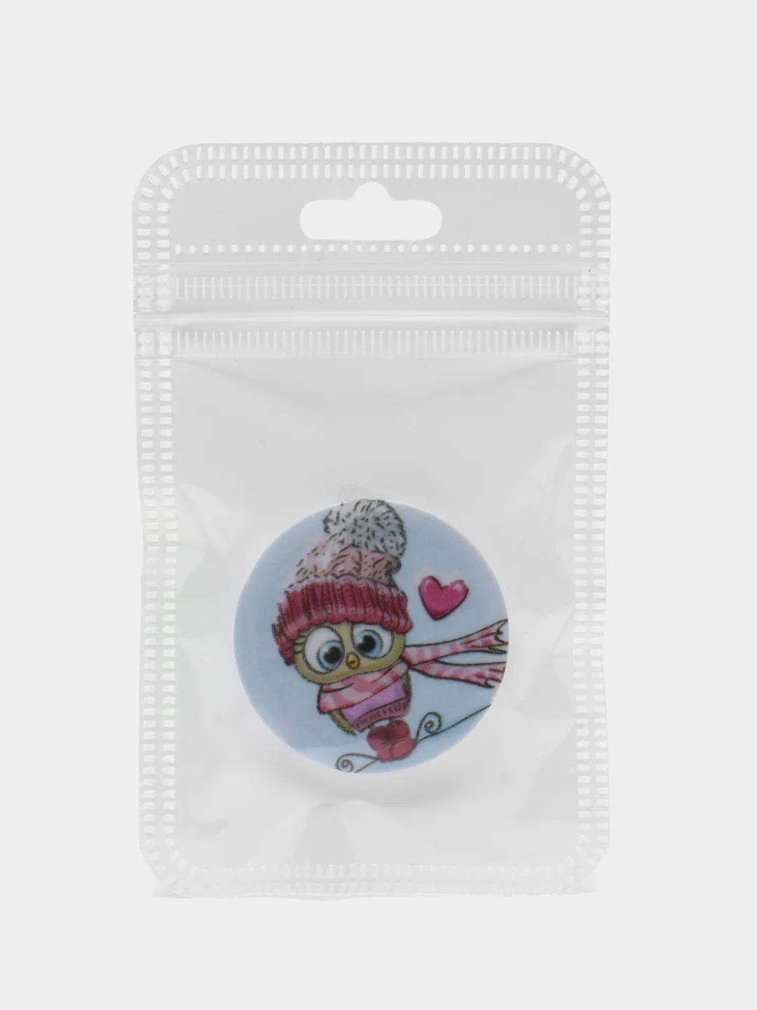 Небесно-голубой держатель для телефона PopSocket (попсокет) с рисунками