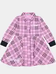 Бирюзовый платье для девочки с длинным рукавом, 3 - 7 лет