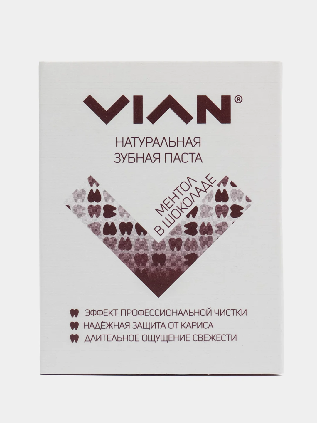 Шоколадный натуральная зубная паста VIAN