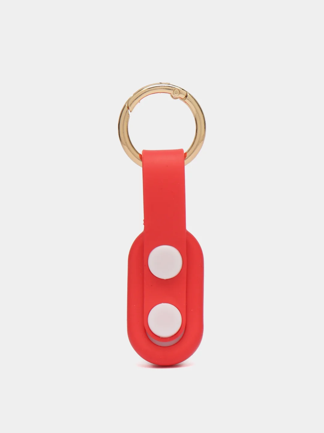 Красный брелок-антистресс Pop Puck (Поп Пак) Fidget Hand Spinner