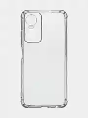 Чехол для Tecno Pop 6 Pro прозрачный, силиконовый, с усиленными углами