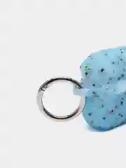 Синий силиконовый чехол для AirPods, неоновые