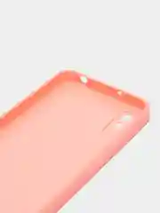 Розовый чехол Xiaomi Redmi 9A, Сяоми Редми 9А пластиковый, под бархатное стекло