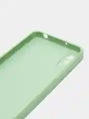 Салатовый чехол Xiaomi Redmi 9A, Сяоми Редми 9А пластиковый, под бархатное стекло