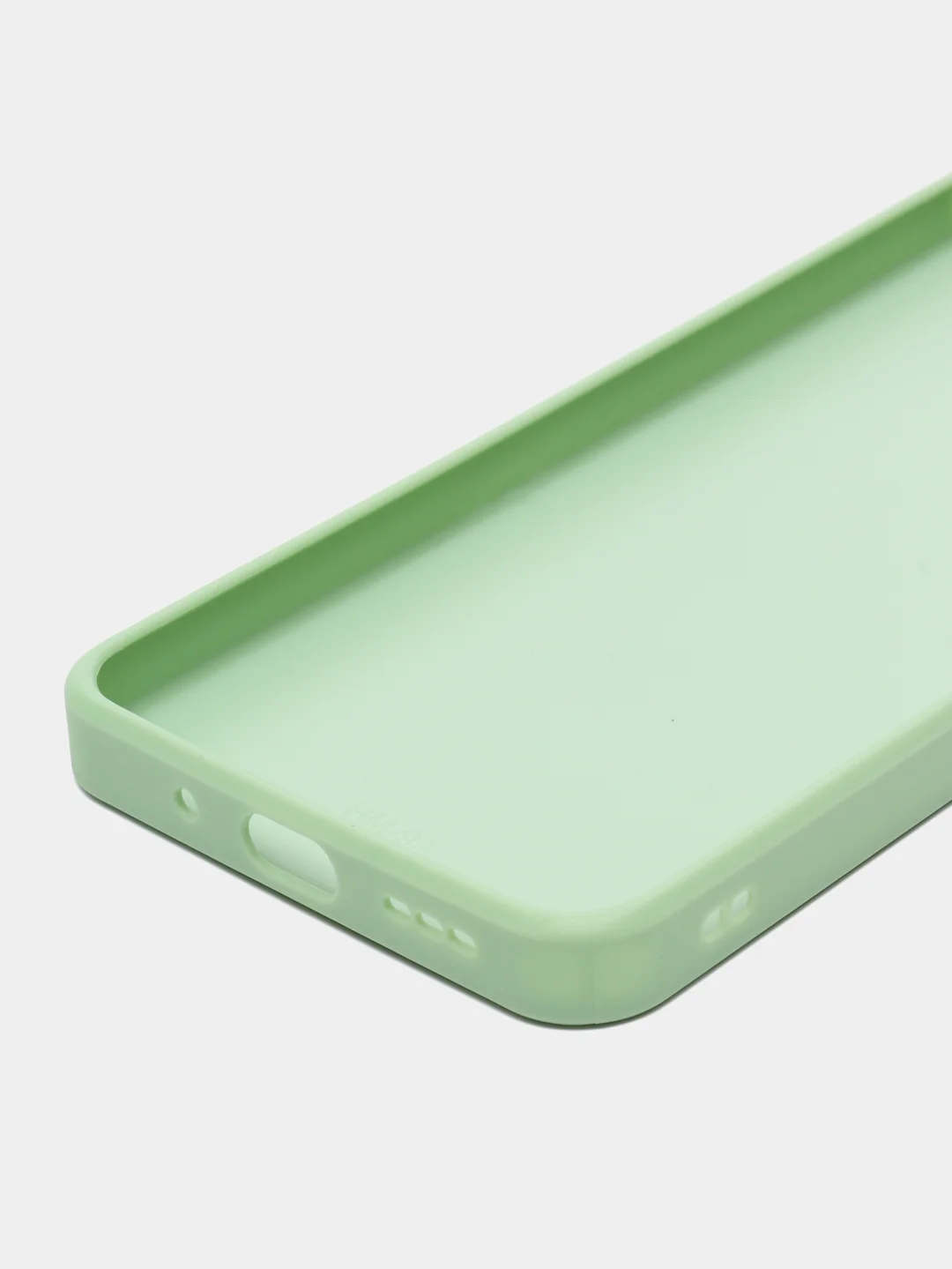 Салатовый чехол Xiaomi Redmi 9A, Сяоми Редми 9А пластиковый, под бархатное стекло