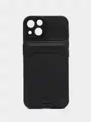 Черный чехол-карточница Samsung A53, A23, A22S, A50, Honor X8, Realme Mi11T, iPhone 11, 13, 13Pro