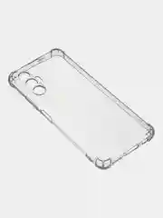 Чехол для Tecno Pova 3, прозрачный, силиконовый, с усиленными углами