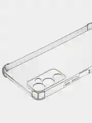 Чехол для Tecno Pova 4, прозрачный, силиконовый, с усиленными углами