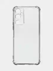 Чехол для Tecno Pova 4, прозрачный, силиконовый, с усиленными углами