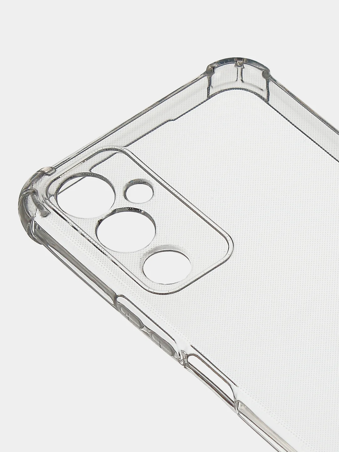 Чехол для Tecno Pova 4, прозрачный, силиконовый, с усиленными углами