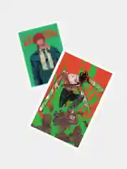 Стикеры по аниме "Человек-Бензопила" (Chainsaw Man), 50 штук
