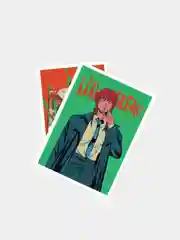 Стикеры по аниме "Человек-Бензопила" (Chainsaw Man), 50 штук