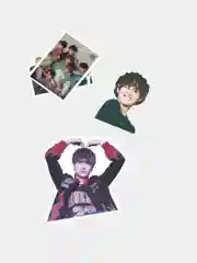 Молочный стикеры BTS, 3 вида, 50 штук