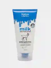 Белый крем для рук NATIVE FARM Milk, суперпитательный, 150 мл