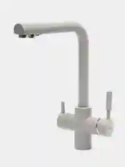 Серый смеситель для кухни Frap F4352 из латуни с фильтром подключения воды