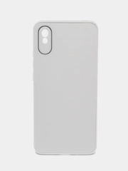 Чехол Xiaomi Redmi 9A, Сяоми Редми 9А пластиковый, под бархатное стекло