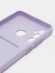 Сиреневый чехол Tecno Pop 6 Go с карманом для карт