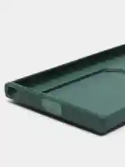 Зеленый чехол для Samsung Galaxy S22 / S22 Plus / S22 Ultra, с карманом для карт прозрачный