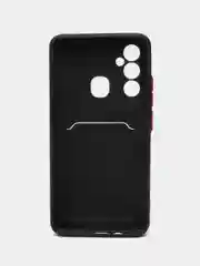 Черный чехол Tecno Pop 6 Go с карманом для карт