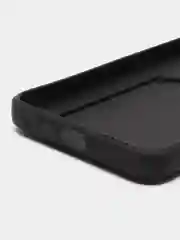 Черный силиконовый чехол для Tecno POP 6 Pro (Техно Поп 6 Про), с карманом для карт, прозрачный