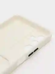 Белый силиконовый чехол для Tecno POVA Neo 2 (Техно Пова Нео 2), прозрачный с карманом для карт