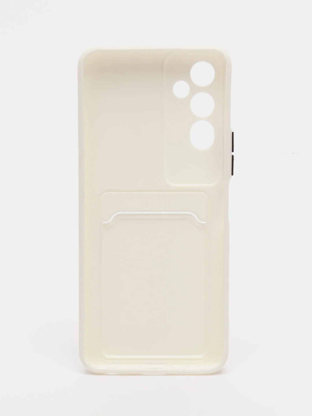 Белый силиконовый чехол для Tecno POVA Neo 2 (Техно Пова Нео 2), прозрачный с карманом для карт