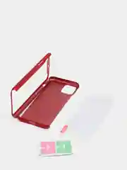 Золотой чехол 360 + защитное стекло на iPhone 5s 6, 7, 8, SE, 20, X, XS, XR, 11, Pro, Max, 12