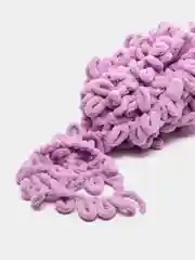 Сиреневый пряжа Alize Puffy, 5 штук, петельки большие