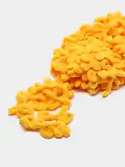 Желтый пряжа Alize Puffy, 5 штук, петельки большие