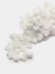 Белый пряжа Alize Puffy, 5 штук, петельки большие