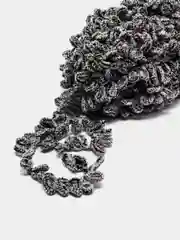 Серый пряжа Alize Puffy Fine 5 штук петельки маленькие