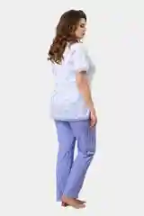 Бордовый пижама женская с брюками, большие размеры