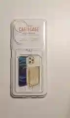 Чехол HONOR X7 2022 , прозрачный с защитой камеры, карман для пластиковой карты