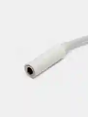 Переходник для наушников с Type-C на AUX (MINI JACK 3.5мм),SONNEN, 0,1м, белый, 513566