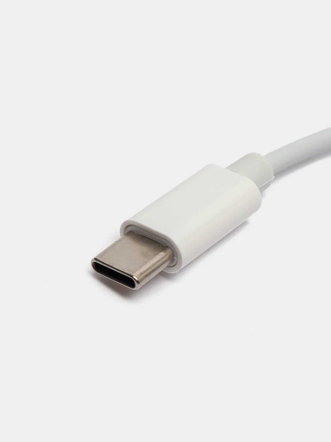 Переходник для наушников с Type-C на AUX (MINI JACK 3.5мм),SONNEN, 0,1м, белый, 513566