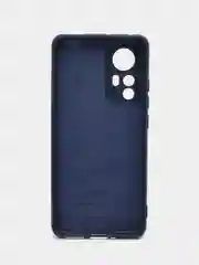 Темно-синий чехол силиконовый Xiaomi 12, 12S, 12X, Сяоми 12, 12С, 12Х